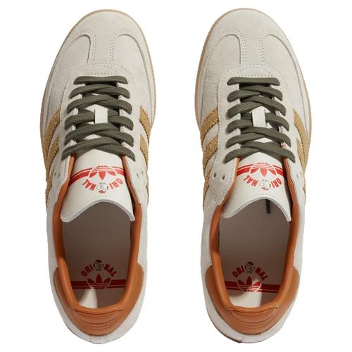 adidas Originals SAMBA OG German Army Trainers Unisex Beige Brown KI7433