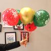 Decorazioni Palloncini di Natale con Paillettes Fiocco di Neve per Eventi