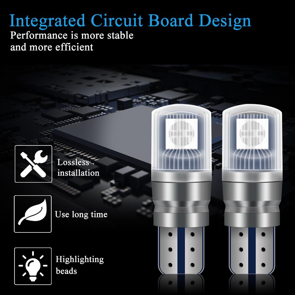 T10 RGB Led 194 168 W5W 5050 SMD Signal Lights RGB Automovie Interior Dome Reading Light WIith Remote Control Car AccessoriesTurn Signal 2