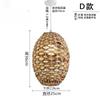 Wabi Sabi Japan Pendant Lights Shop Bar Table Rattan Hanging Lamps Living Room Restaurant Chandelier Room Decor Lustre LED