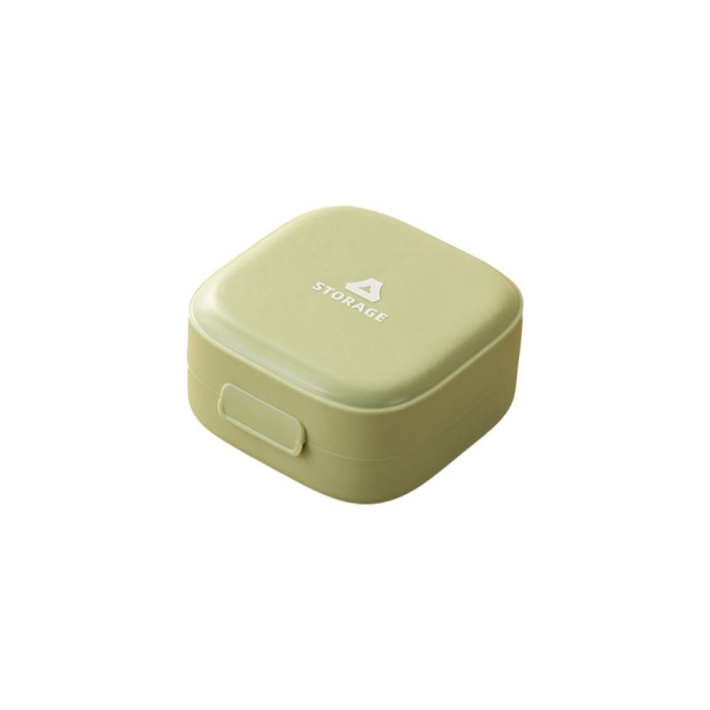 Moisture-proof Seven-Day Pillbox Plastic Portable Vitamin Container Light-Proof Feature Waterproof Pill Reminder Box For Elderly