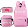 Popular game merchandise printed backpack popular student bag three-piece set