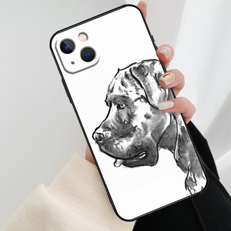 Cane Corso Italian Mastiff Phone Case For iPhone 17 Pro Max 16 15 11 13 12 14 Pro Max Mini 15 16 Plus 16e 17 Air Cover