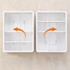 Wall Mounted Storage Box For Action Figures Transparent Display Rack Organizer for Blind Box Dustproof Ornaments Storage Box
