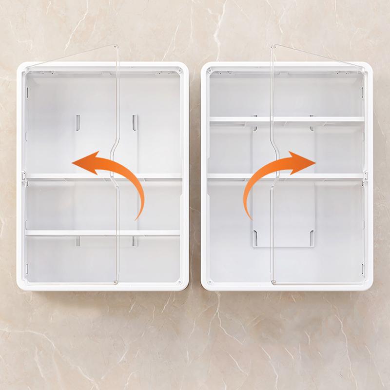 Wall Mounted Storage Box For Action Figures Transparent Display Rack Organizer for Blind Box Dustproof Ornaments Storage Box