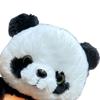 Panda Bear Plush Toy with Sound Light Sensing Soft Comfortable Stuffed Animal for Anxiety Relief Soothing Sleep Companion with Musical Lights Rhythmic