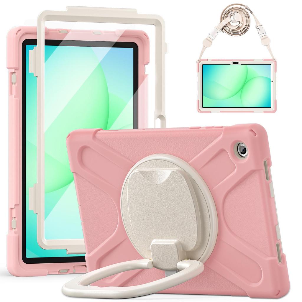 Samsung A11 Plus/X230 Tablet Protective Case with Silicone PC Stand, 8.7" Shell