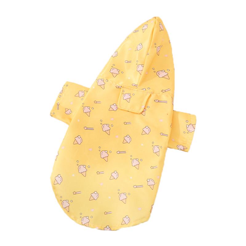 Płaszcz przeciwdeszczowy dla psa, letni, modny, z krótkim rękawem, wodoodporne ubranie dla psa, płaszczyk dla szczeniaka, płaszcz przeciwdeszczowy dla psa, płaszcz outdoorowy, bichon, sznaucer, welsh