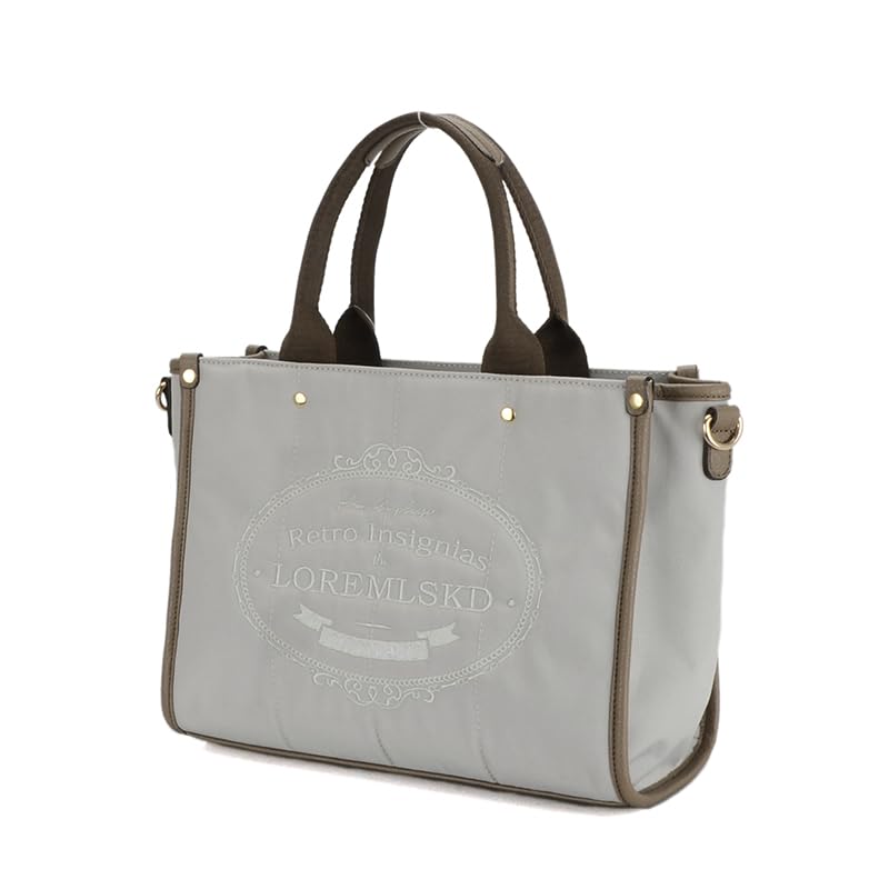 

[Avancer] Beautiful 2way bag 61665 Milan lightweight Storage capacity ladies bags commuting bag shoulder bag handbag pretty casual (gray)