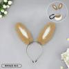 Cute and sweet removable rabbit ears plush tail handmade beast ears tail set rabbit mother cos props