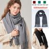 Rechargeable Electric Heated Scarf Adjustable Temperature Neck Warmer Fashion Warm Shawl