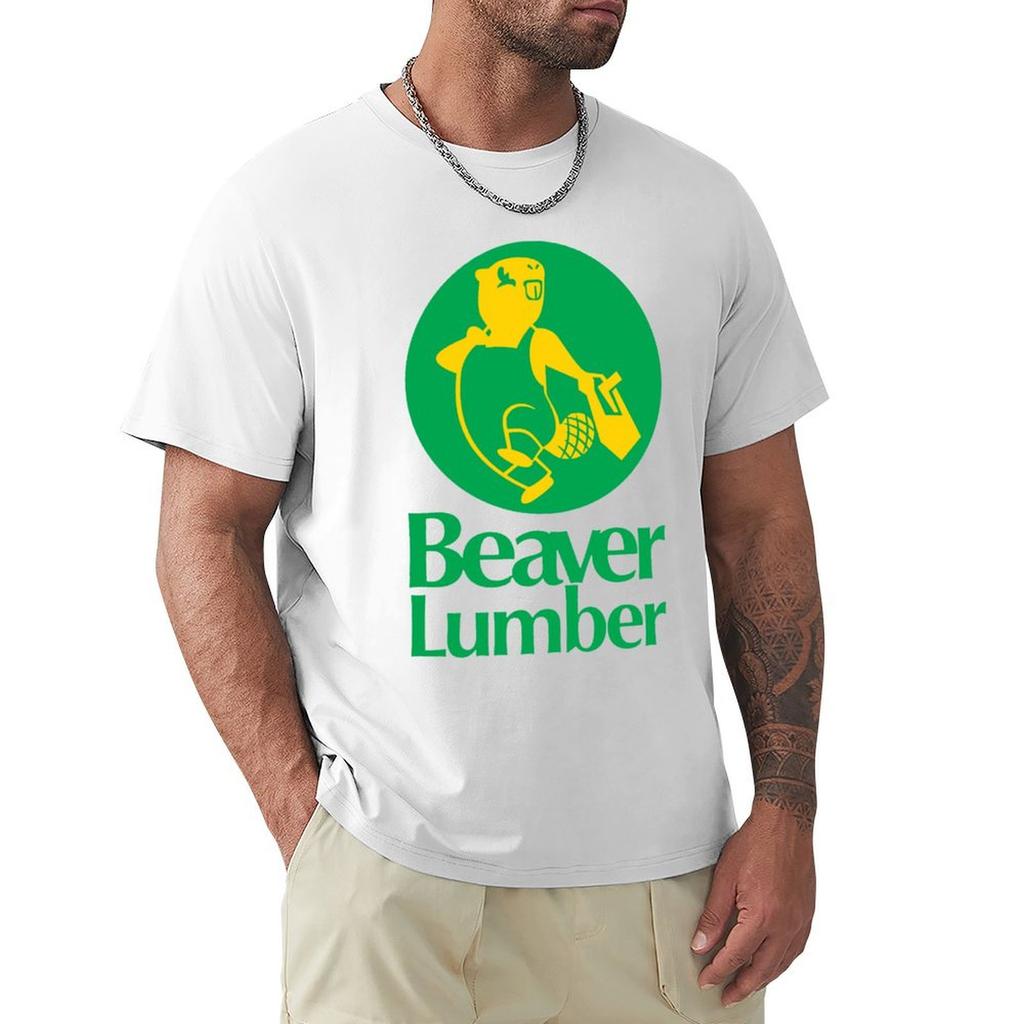 Beaver Lumber T-Shirt Oversized Oversizeds Shirts Graphic Vintage Anime Shirt Oversized T Shirt Men