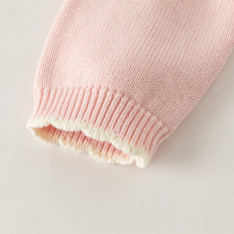 DAVE & BELLA Girls' Animal Knit Pullover Sweater