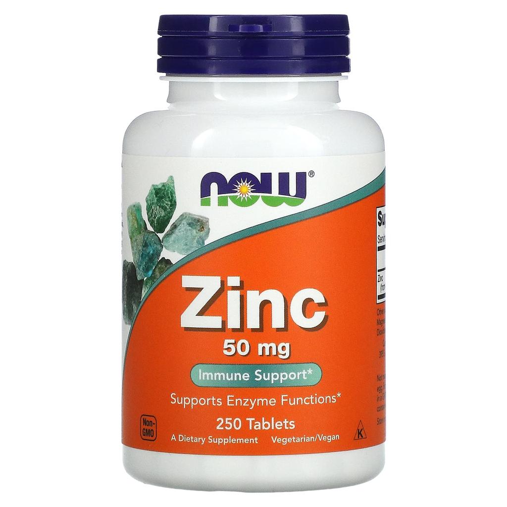 Zinc, 50Mg, 250 Tablets