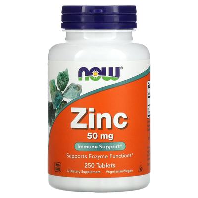 Zinc, 50Mg, 250 Tablets