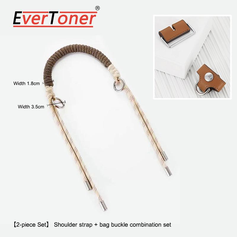 EverToner Fashion Handmade Woven Handbags Strap for H lunch box bag modified buckle/inner liner Universal Bag Parts Accessories