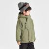 Boys' 3-in-1 Winter Outdoor Waterproof Hooded Padded Jacket