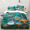 Yeni 3D Karikatür Octonauts 2/3 ADET Yatak Takımı Yatak Odası Tek Kişilik Çift Kişilik Yatak King Boy Yorgan Kılıfı Ve Yastık Kılıfı Çocuk Doğum Günü Hediyesi