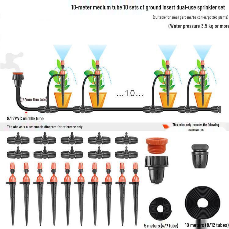 Smart Drip Irrigation Timer for Potted Plants - Automatic Watering Solution