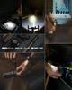 MecArmy Compact Wrist Flashlight with CPLU Rechargeable High Brightness Portable Mini Flashlight for 4 Brightness IPX6 Handheld Watch Band for Walks