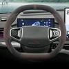 Suede Leather Car Steering Wheel Cover for Peugeot 3008 2008 208 5008 Rifter Expert 308 408 2022 2023 2024 2025 2026 Accessories