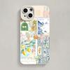 Phone Case For IPhone 17 Pro Max 17E 16 15 14 13 12 11 Plus 16e Ocean Creative Blue Ins Seashell Seaweed Cover Protective Funda
