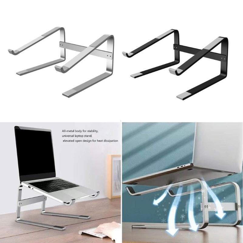 Aluminium Alloy Laptop Holder Stand Portable Foldable Desktop Bracket Support Stand For Tablet Laptop Desktop Holder