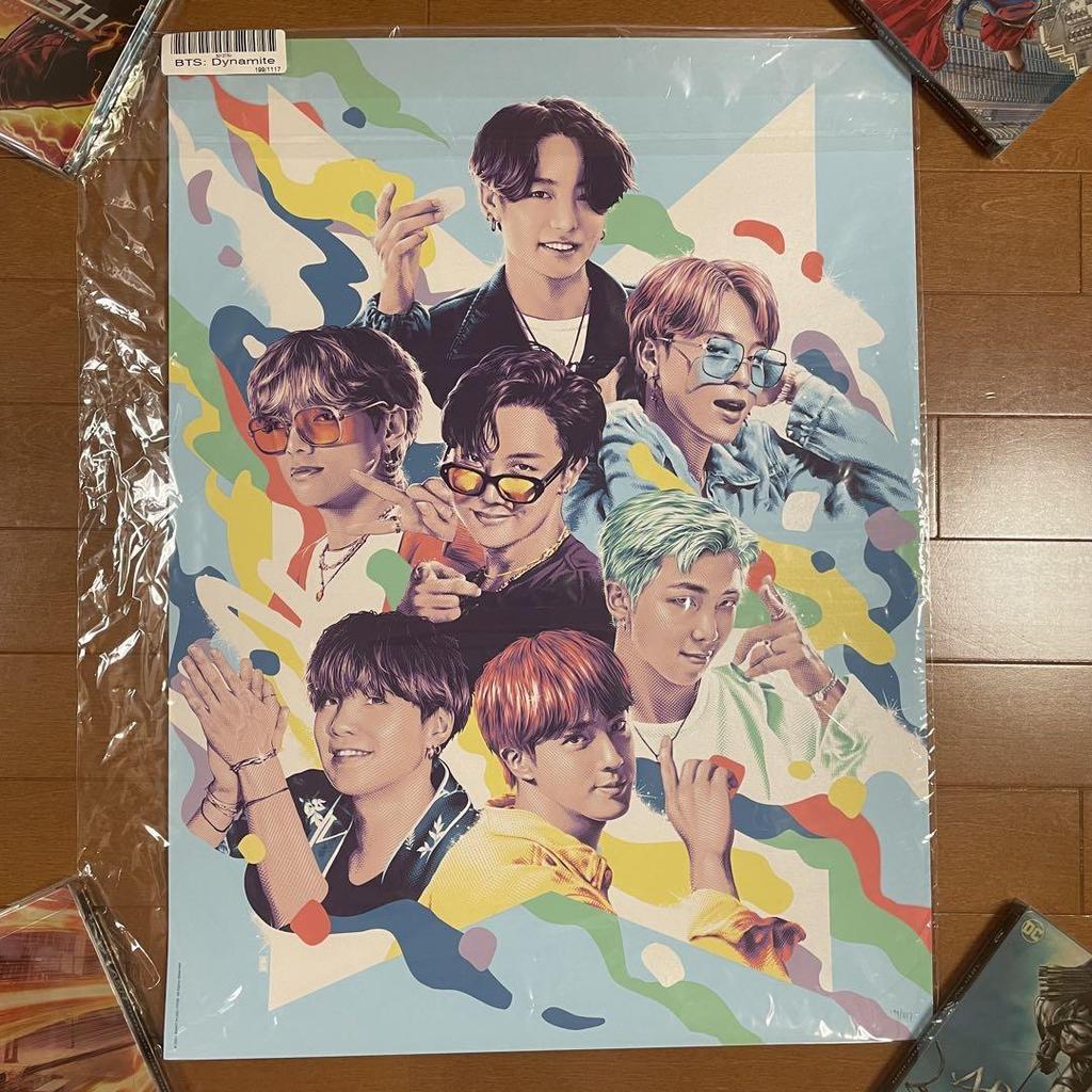 [USED] BTS K-POP Dynamite Bangtan Poster Korea