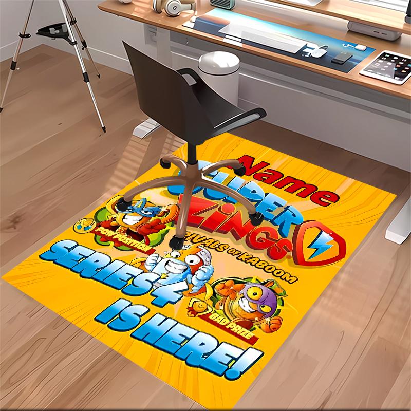 Custom Personalization SuperZings Print Area Rug - Soft, Washable Non-Slip Indoor Mat,Living Room,Home&Office Decorative Rug