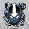 Avatar: The Last Airbender Unisex Adult Blue and Black Kanji Sweatshirt
