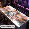Large Mouse PadCristiano Ronaldo Custom Name Text Personalized Desk Mat Non Slip Gaming Pad
