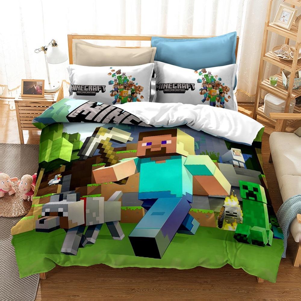 Bedding Kit, Lego Series Size Three-Piece Set Can Be Used For 3D Digital Printing