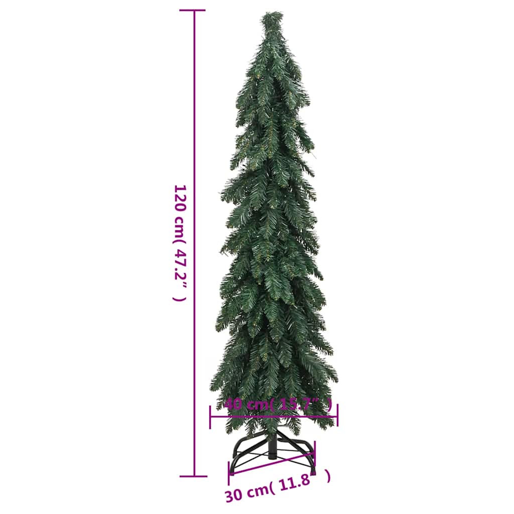 Artificial Christmas Tree with Lighting 60 LEDs 120 cm