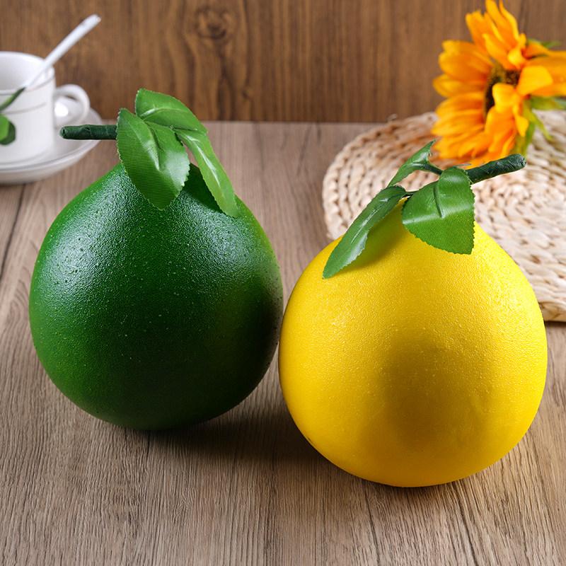 Modelli di Frutta Finta Simulazione Oggetti di Scena Decorazione Casa Hotel Ristorante Negozio Frutto del Pane Pompelmo Pomelo Frutta Artificiale