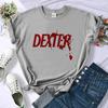 Dexter Morgan Shirt Female Goth 2000s Cute Psychedelic T Shirt 80s Y2k Grunge Graphic