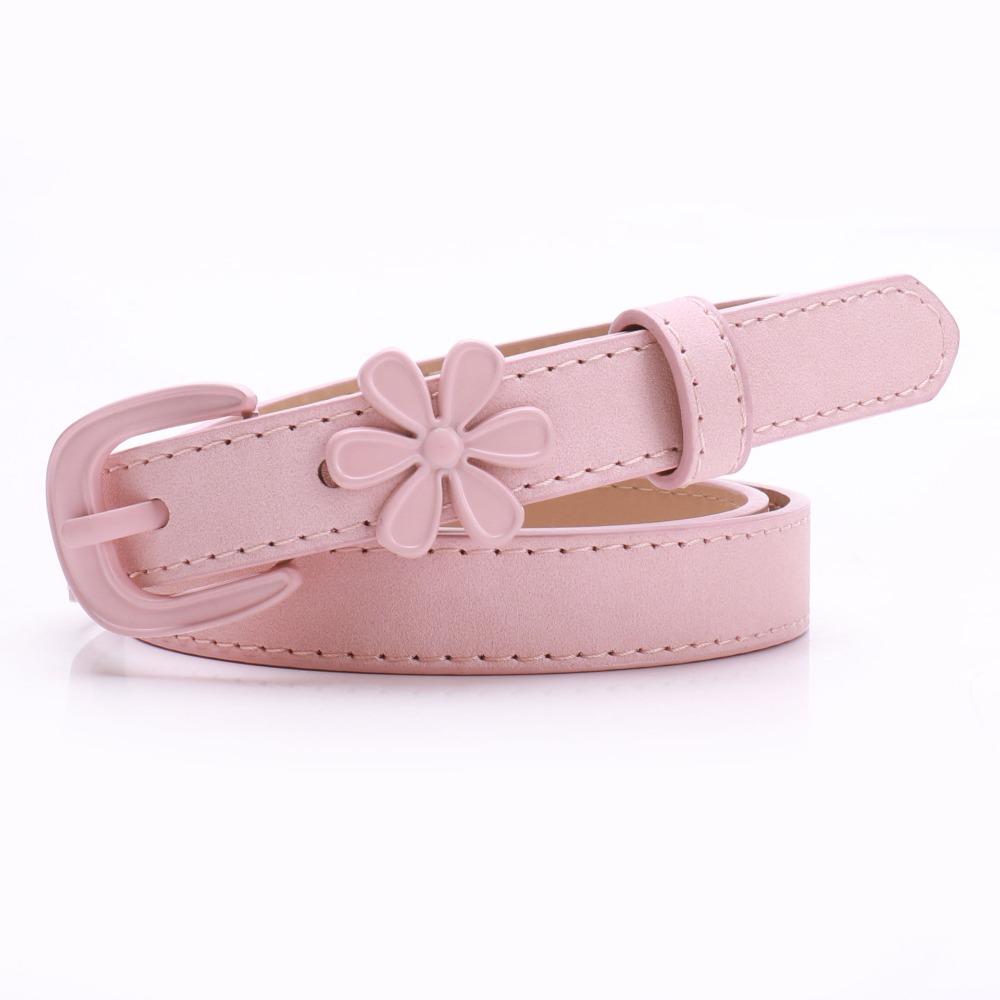 Faux PU Leather Decorative Belt Solid Color Waist Cinching Belt Business Casual розовый