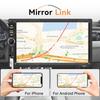 AHOUDY 7" 1 DIN CarPlay Android Auto Universal Auto Stereo Radio Touchscreen MirrorLink Reversing Camera BT