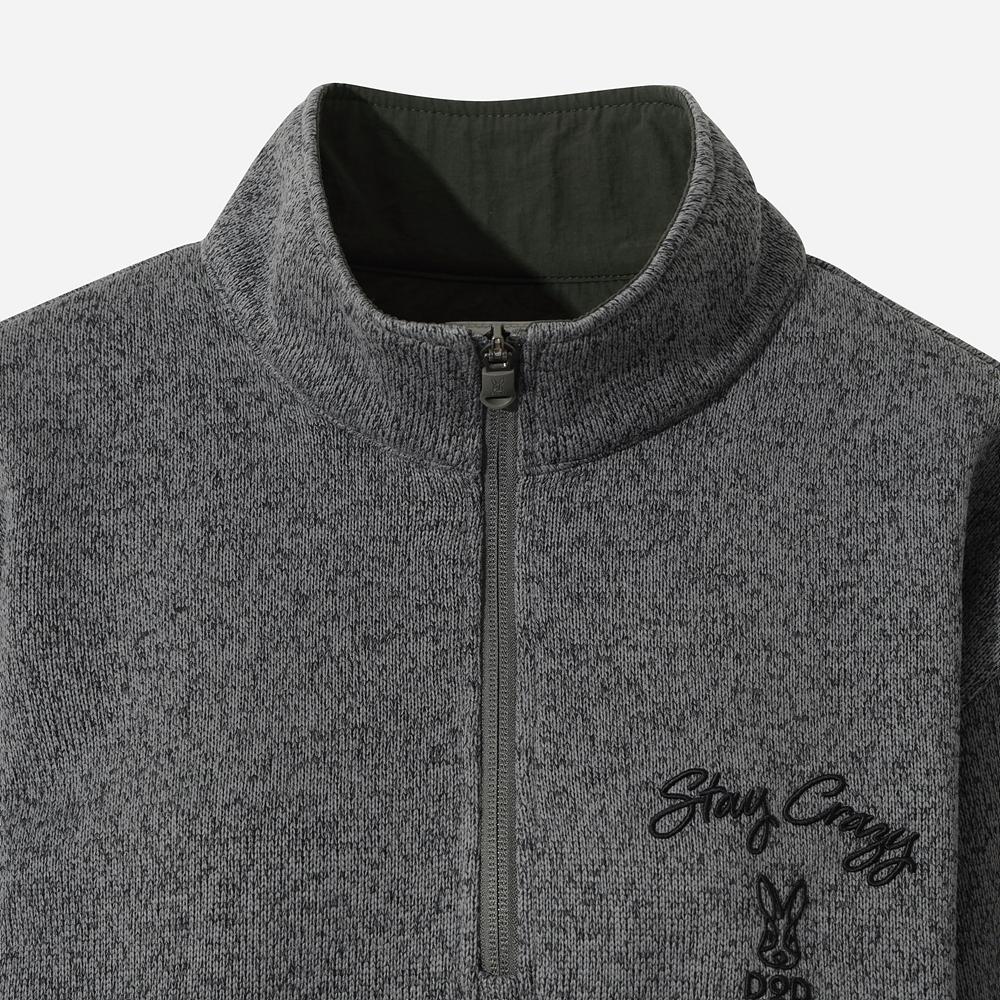 Dod Tempknit Basic Zip-Up Anorak (D.Charcoal Grey)