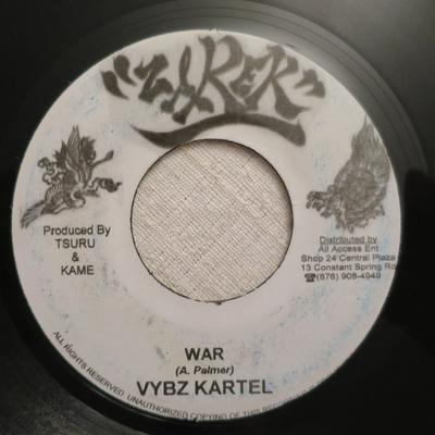 7-tums Skiva VYBZ KARTEL / DAVILLE - War / Need It NONE Zarek 2005 Jamaica Reggae, Ska & Dub Begagnad