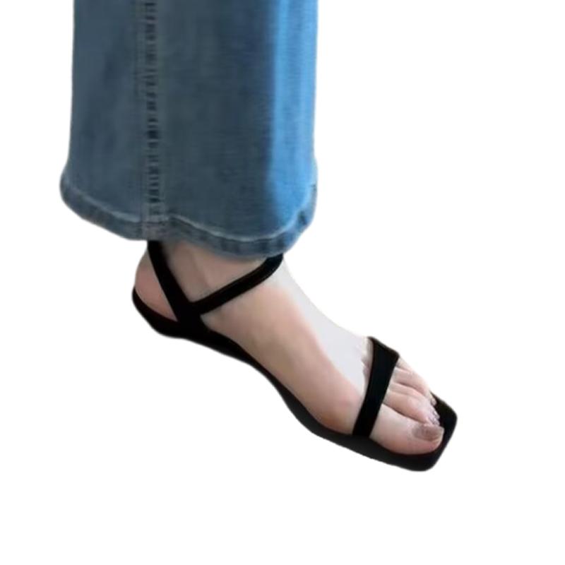 Fashion Women Sandals Flats Dress Casual Shoes Cozy Walking Woman Slippers Summer 2025 Trend Brand Designer Elegant Zapatillas De Mujer