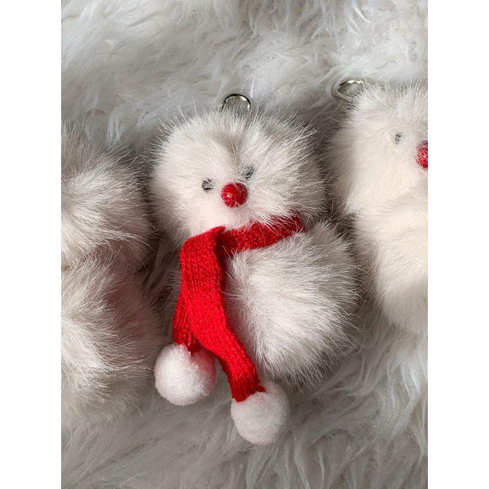 MGR Fluffy Snowman Keyring