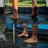 Buitendouchebak Camper Douchebak Met Afvoergat Zachte Bak Draagbare Vloer Kampeeruitrusting Eenvoudige Installatie Voor Tuin Terras Sauna