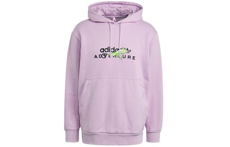 Adidas Originals Sweatshirts Men s Light Purple Hooded Moderate Regular GN2326 S