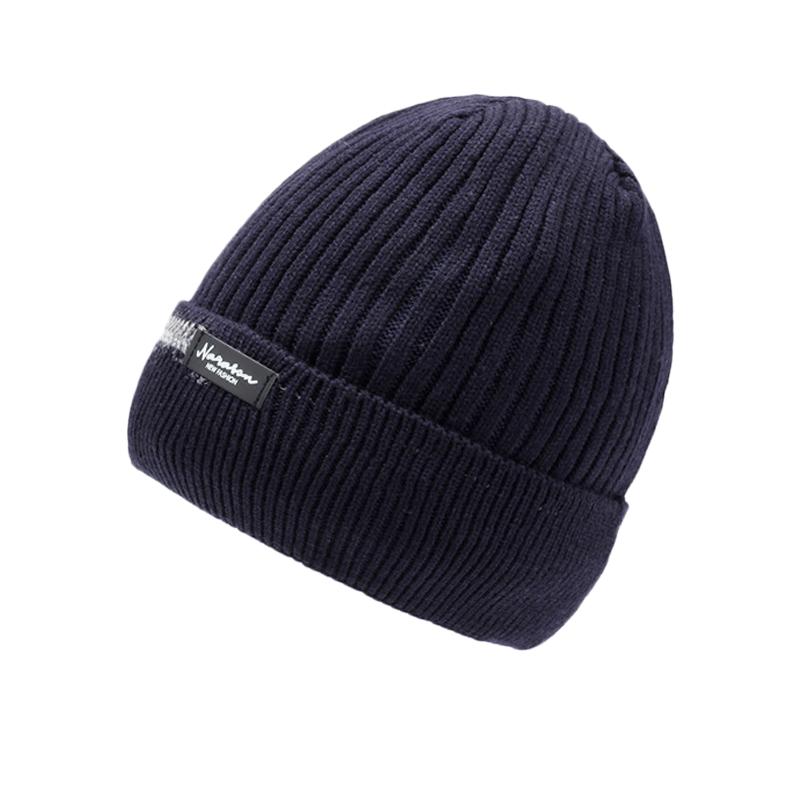 Men's Winter Knitted Hat Velvet Thick Outdoor Riding Ear Protection Coldproof Warm Hat