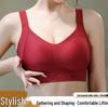 Plus Size Seamless Soft Support Minimizer Bra for Large Busts (Underwire-Free)