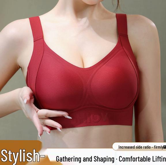 Plus Size Seamless Soft Support Minimizer Bra for Large Busts (Underwire-Free)