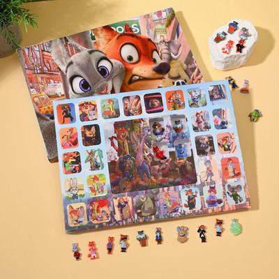 Zootopia/lafufu blind box , Zawiera 40 różnych modeli, Dekoracje na Halloween, Prezenty świąteczne dla dzieci, dorosłych i nastolatków
