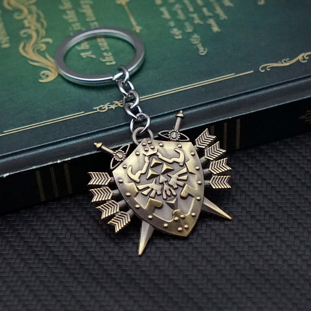 Tears of The Kingdom Keychain Breath of the Wild Key Chain Keychains for Men Game Accessories Car Key Ring Pendant llaveros