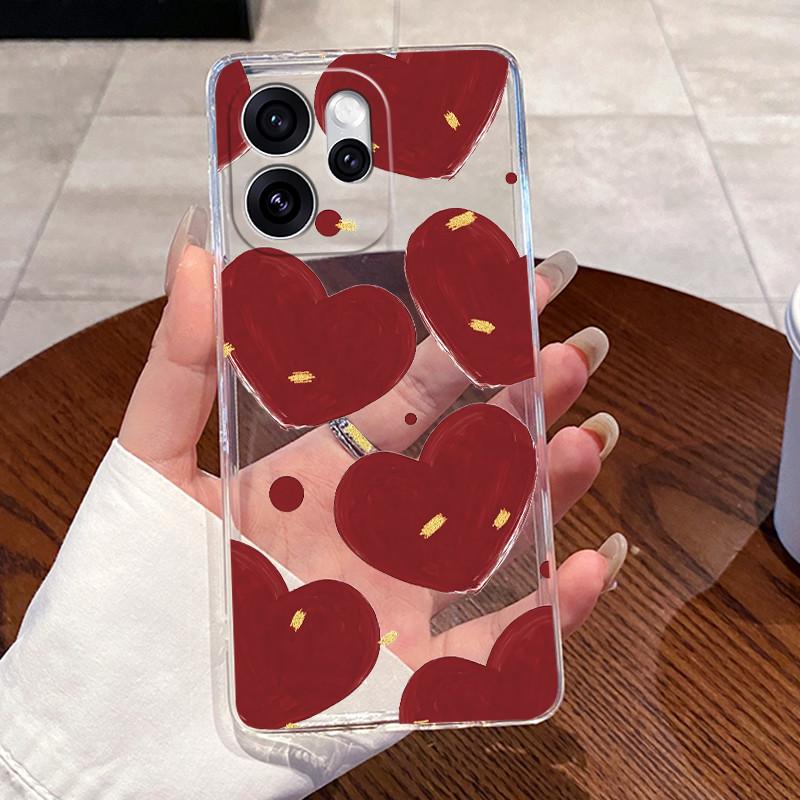 Jelly Casing For OPPO Reno15 F 5G Capa Reno 15 Pro Max 15PRO Clear Silicone Soft TPU Back Cover Cute Cat Rabbit Heart Phone Case
