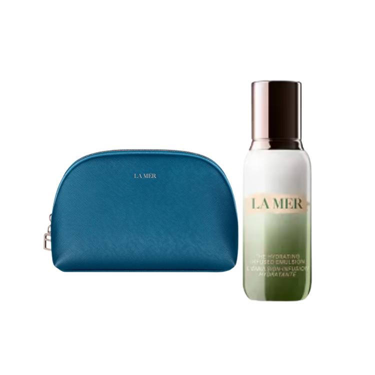 La Mer The Hydrating Infused Emulsion With Makeup Bag